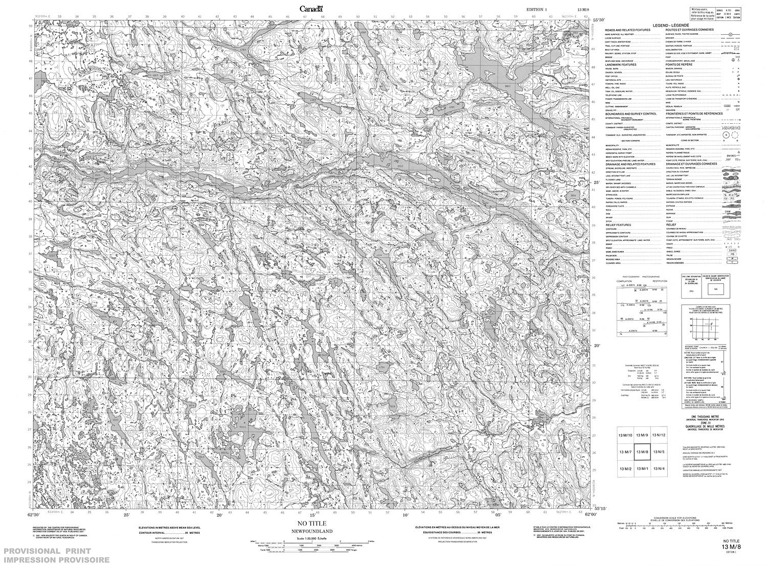 013M08 NO TITLE Topographic Map