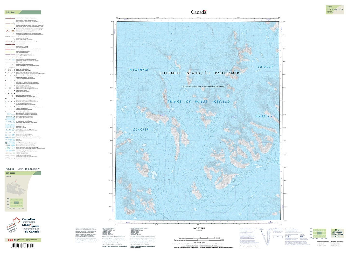 Topological Map Rothwell 039F04 - NO TITLE - Topographic Map