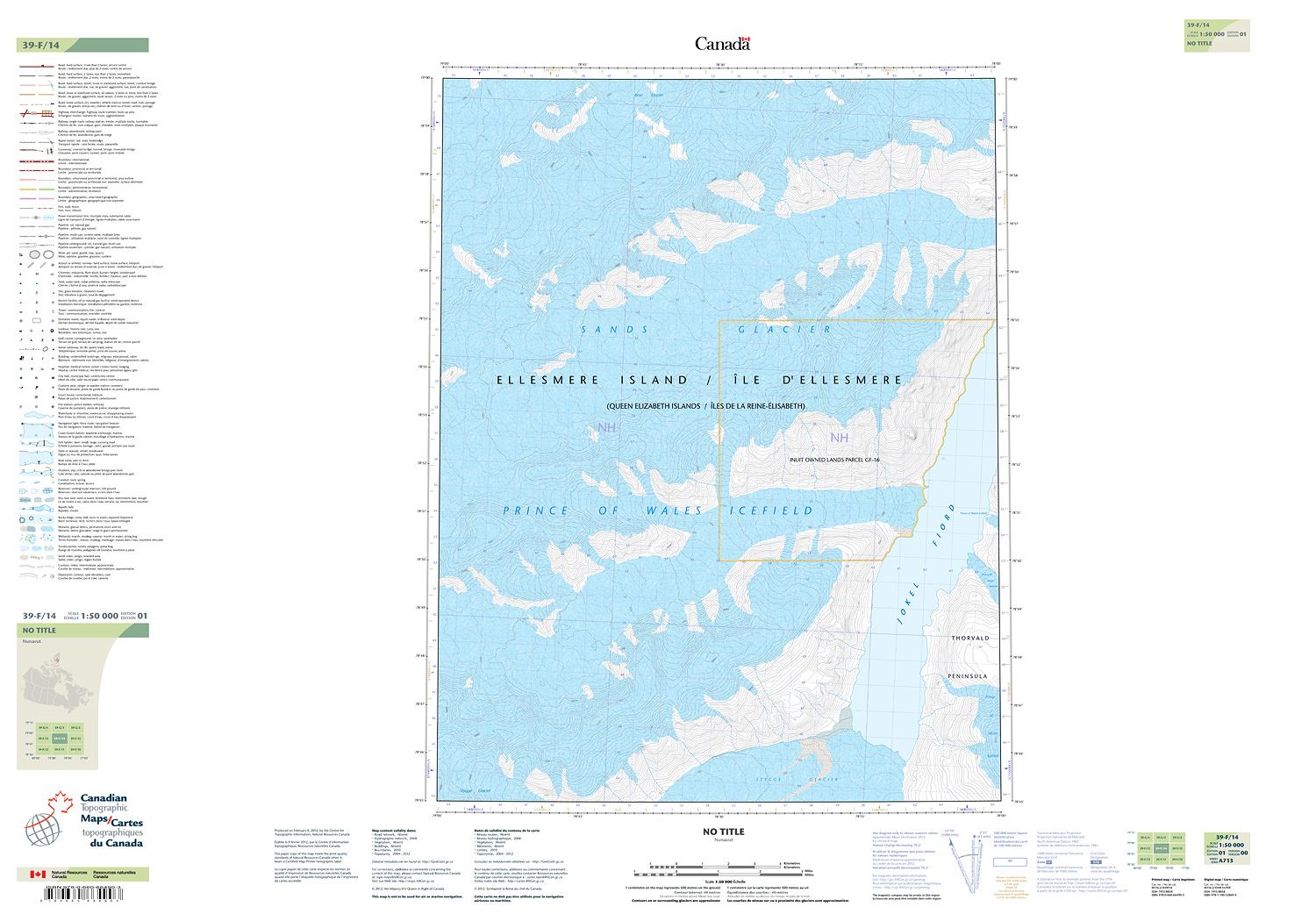 039F14 - NO TITLE - Topographic Map