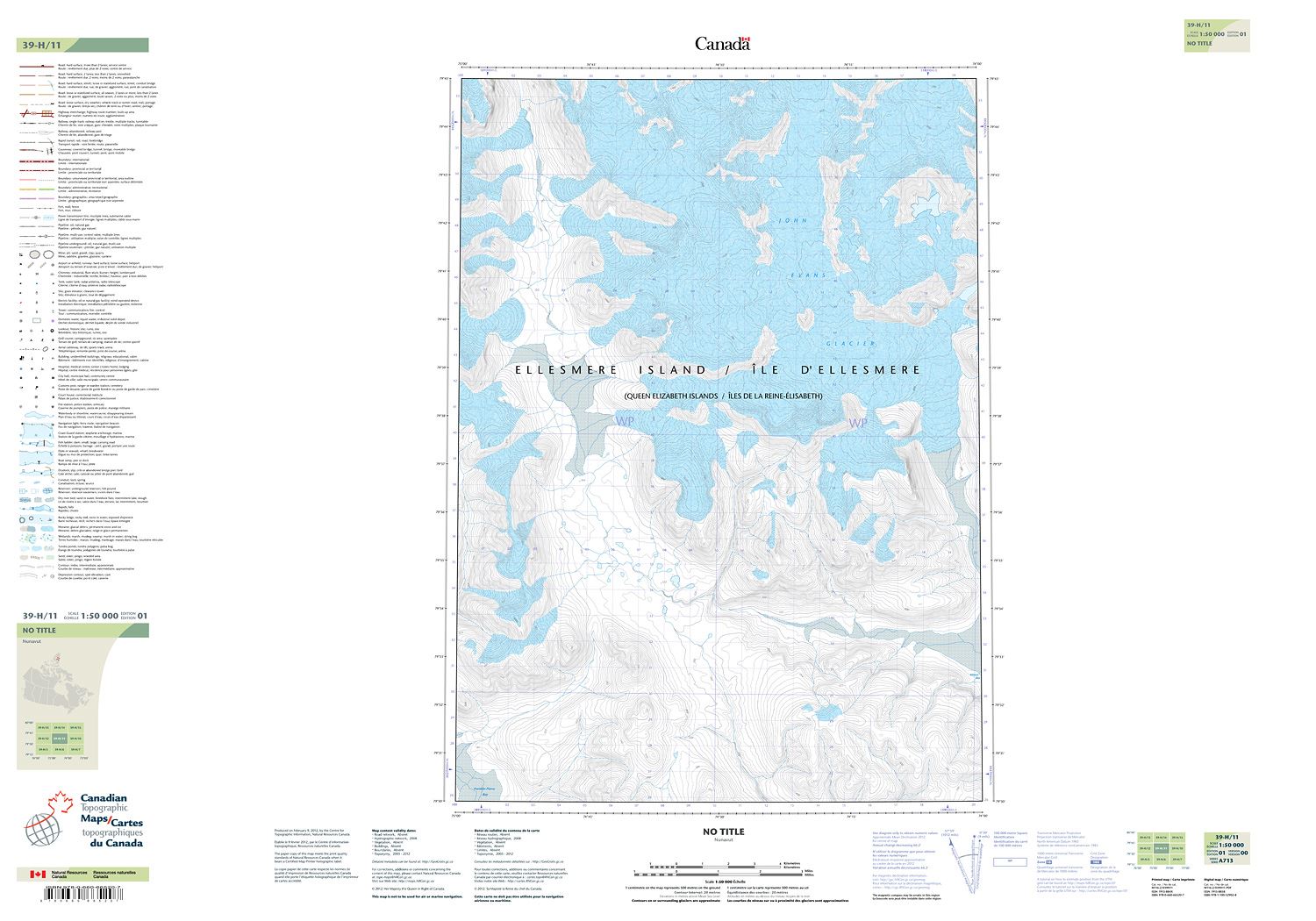 039H11 - NO TITLE - Topographic Map