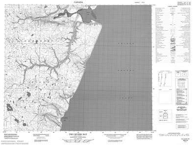 Two Rivers Grid Map 058D04 - TWO RIVERS BAY - Topographic Map