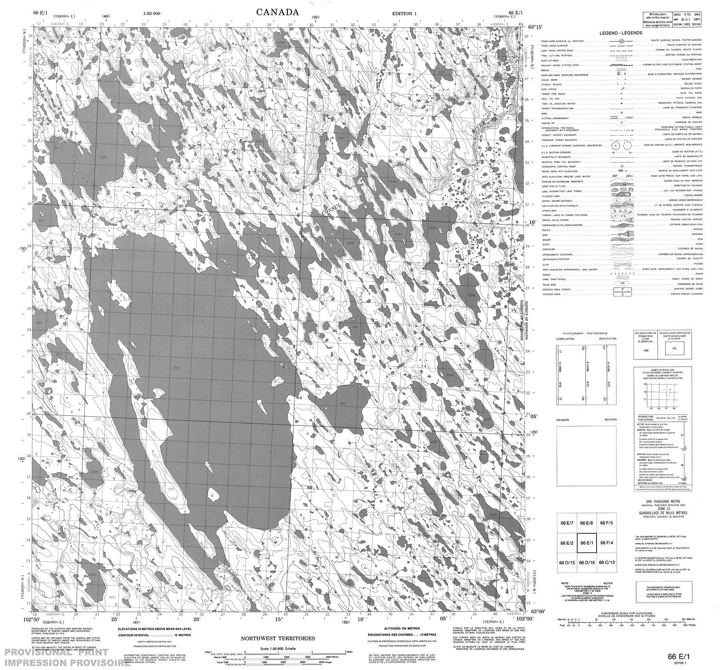066E01 - NO TITLE - Topographic Map