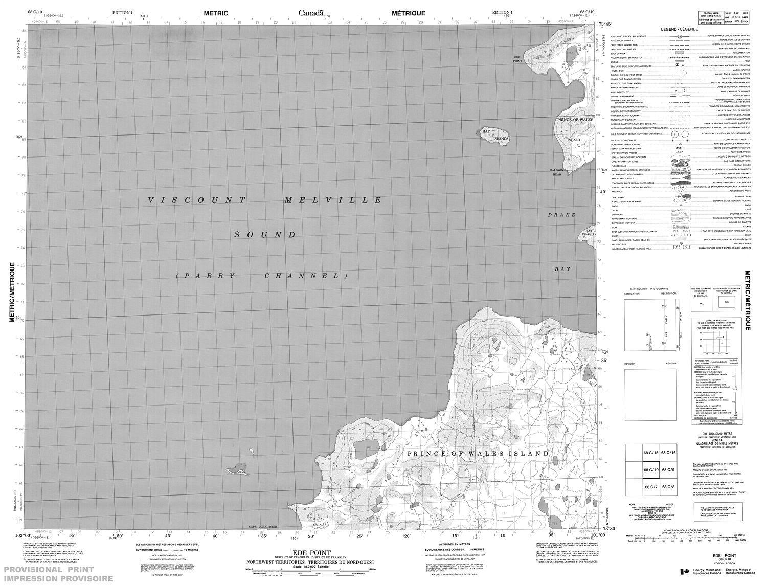 068C10 - EDE POINT - Topographic Map