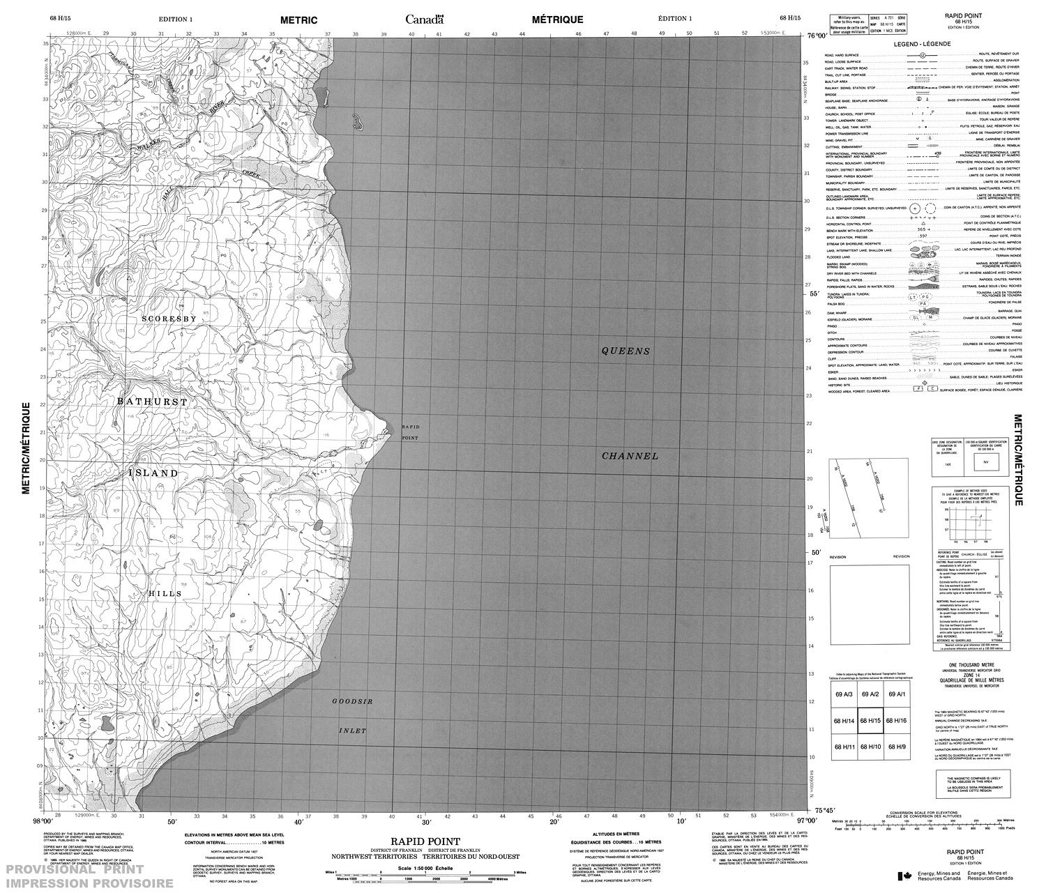 068H15 - RAPID POINT - Topographic Map