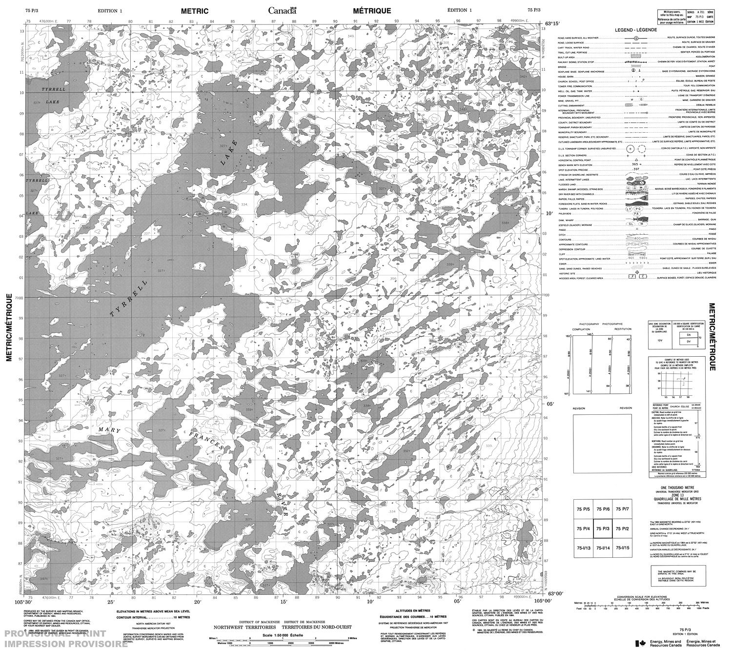 075P03 - NO TITLE - Topographic Map