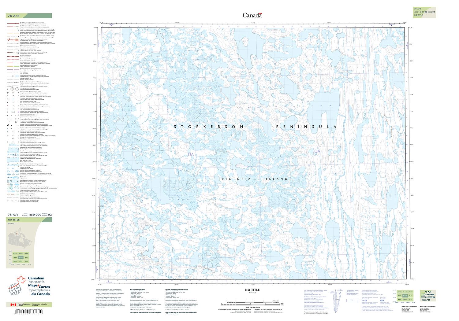 Topological Map Rothwell 078A06 - NO TITLE - Topographic Map