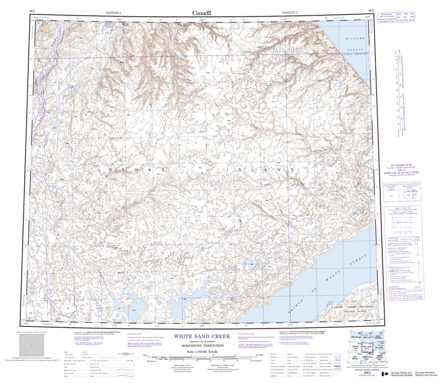 088c White Sand Creek Topographic Map 