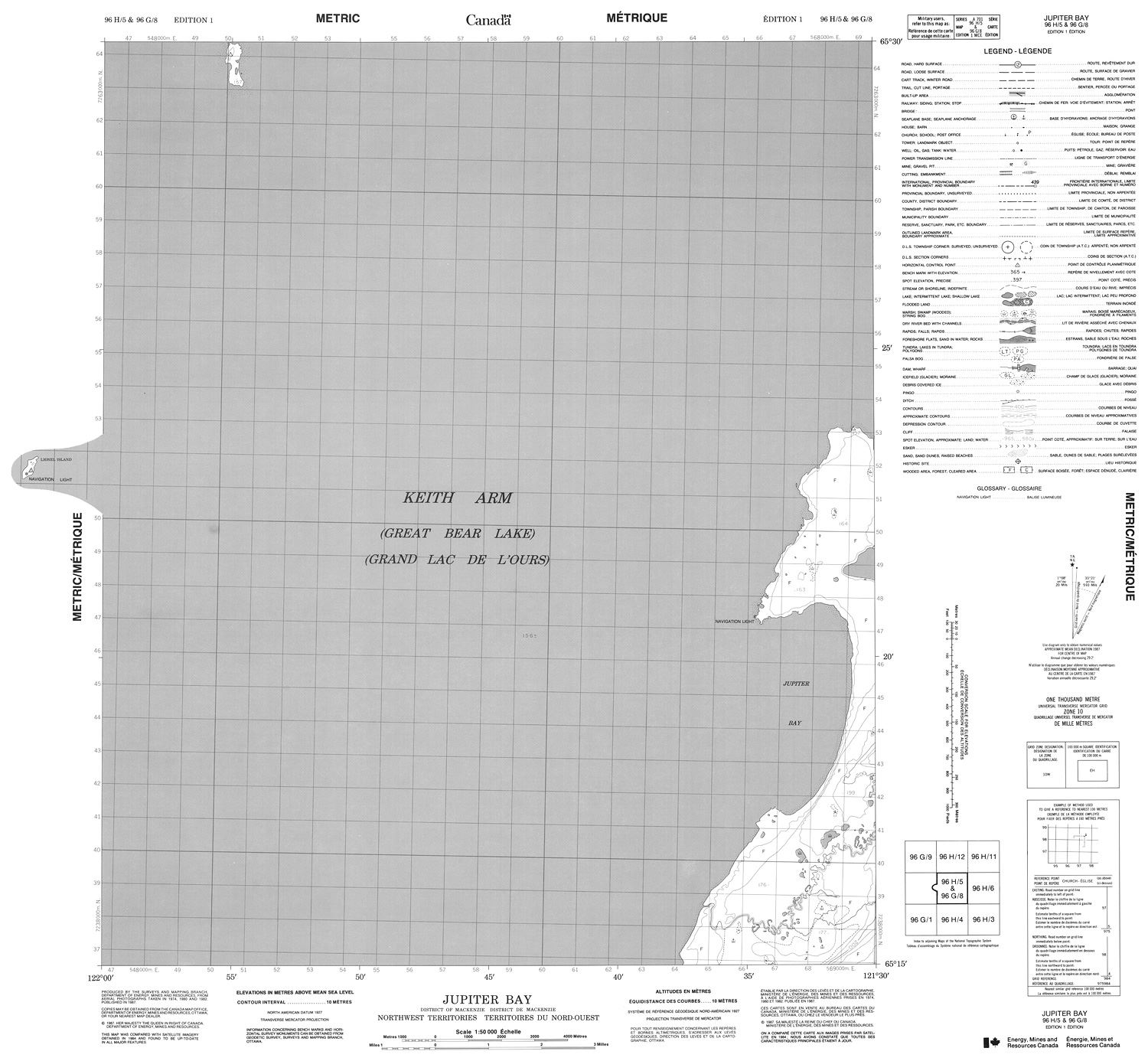 096H05 - JUPITER BAY - Topographic Map