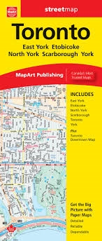 Yellowmap Toronto GTA Toronto & Area Road map. The map not only includes the city of ...