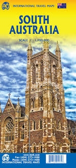 S A Map South Australia Travel Map. A very detailed travel map showing roads ...