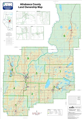 Athabasca County Landowner map - County 12. County and ...